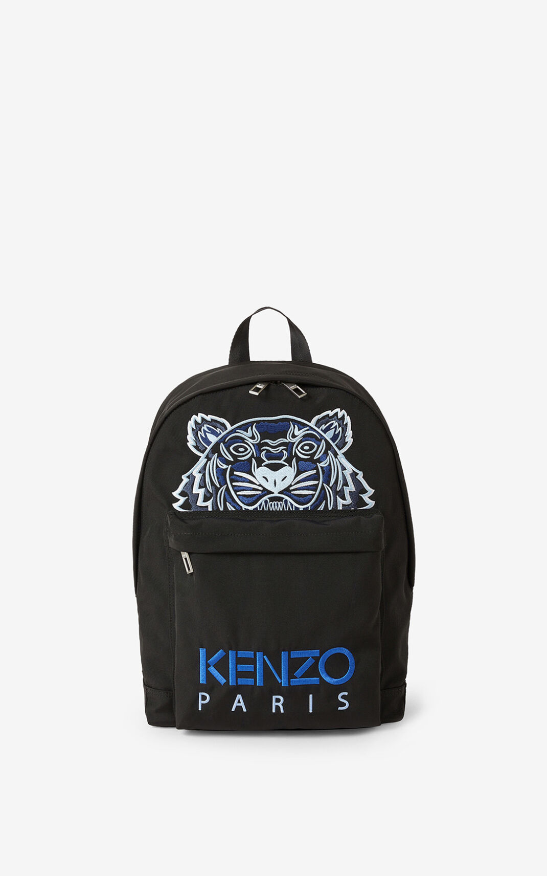 Mochila Kenzo Lona Kampus Tiger Feminino - Pretas | 631KWCDJP